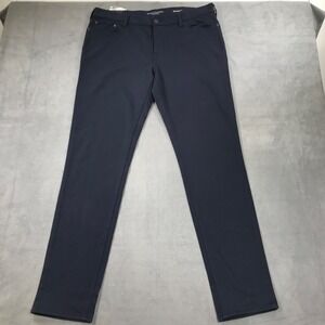 Banana Republic Traveler Pants Men's 38x36 Navy Blue Skinny Fit Stretch NEW